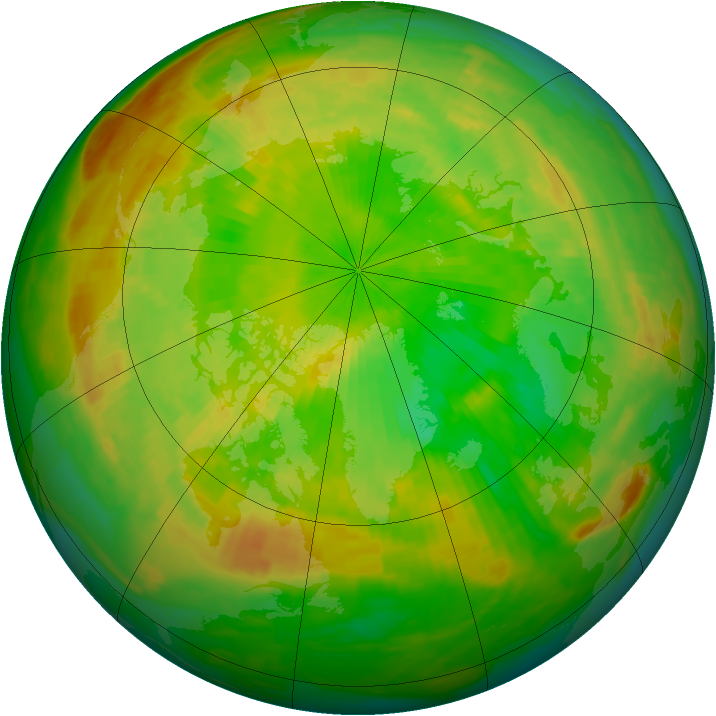 Arctic ozone map for 06 June 2002